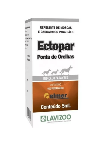 ECTOPAR PONTA DE ORELHAS 5 ML