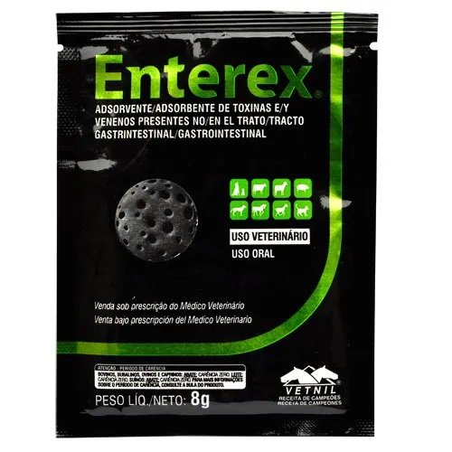 Adsorvente de Toxinas e Venenos Vetnil Enterex 8g