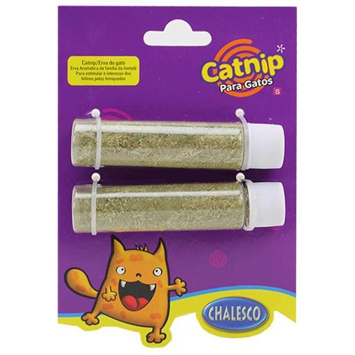 Erva de Gato Catnip Chalesco 2 Tubos para Gatos
