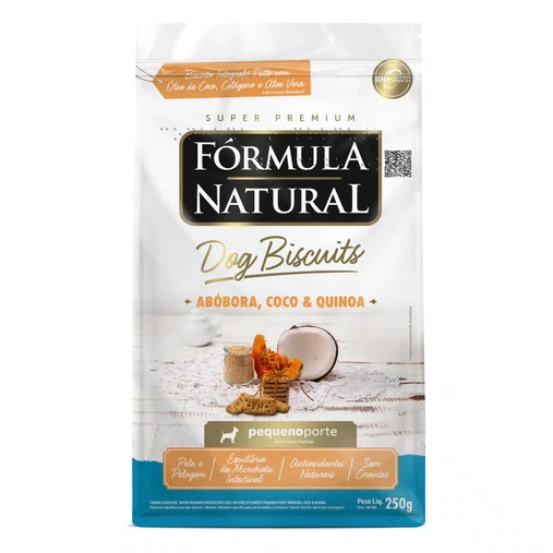 FORMULA NATURAL DOG BISCUITS PP ABOBORA 250G