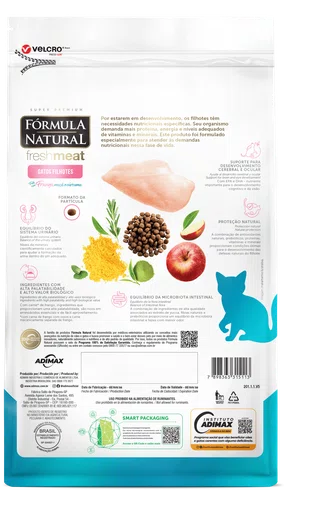 Ração Fórmula Natural Freshmeat para Gatos Filhotes Sabor Frango e Maçã 1Kg