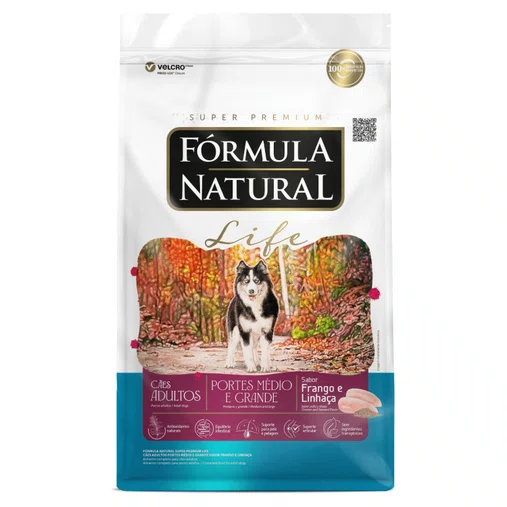 FORMULA NATURAL LIFE CAO ADULTO MEDIO E GRANDE 15KG