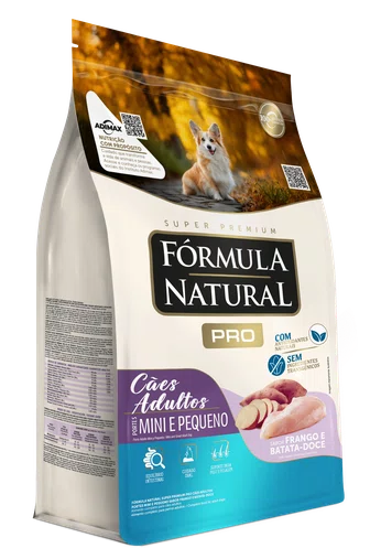 Ração Fórmula Natural Pro para Cães Adultos Raças Pequenas e Mini Sabor Frango e Batata-Doce 20Kg