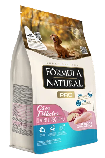 Ração Fórmula Natural Pro para Cães Filhotes Raças Pequenas e Mini Sabor Frango e Batata-Doce 15Kg