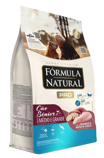 Ração Fórmula Natural Pro para Cães Sênior Raças Médias e Grandes Sabor Frango e Batata-Doce 15Kg