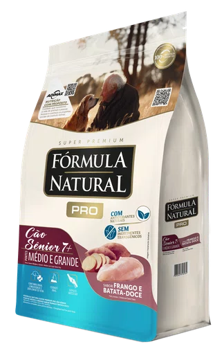 Ração Fórmula Natural Pro para Cães Sênior Raças Médias e Grandes Sabor Frango e Batata-Doce 15Kg
