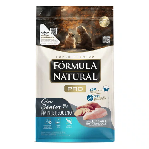 Ração Fórmula Natural Pro para Cães Sênior Raças Pequenas e Mini Sabor Frango e Batata-Doce 10,1Kg