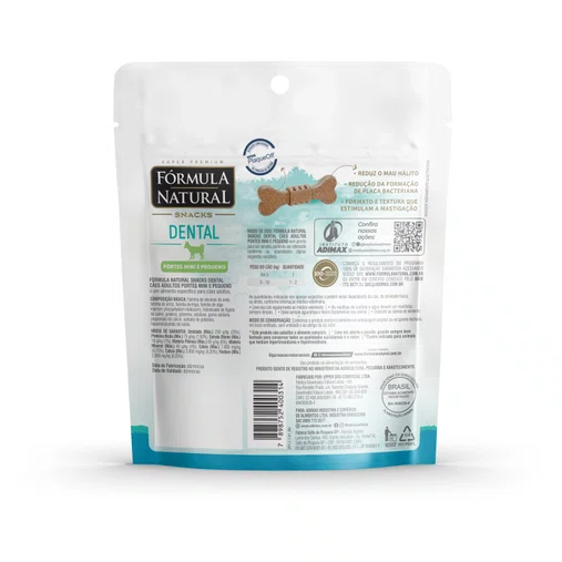 Snack Fórmula Natural Dental para Cães Raças Pequenas e Mini 120g