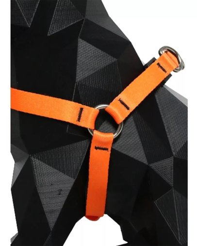 GUIA PEITORAL AMERICANO LARANJA NEON P GUAU GUAY