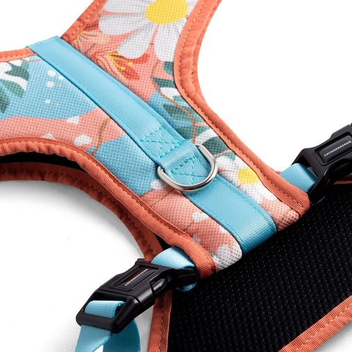 Guia Peitoral Cachorreiros Flow Floral para Cães PP