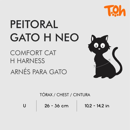 GUIA PEITORAL H NEO GATO MARESIA TOH