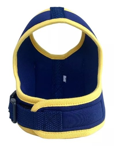 GUIA PEITORAL N4 MARINHO/AMARELO PET FINESS