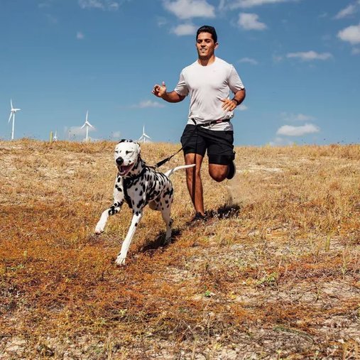 Guia Running Cachorreiros Black para Cães G