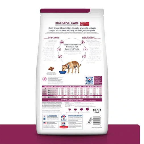 Ração Hills's Prescription Diet I/D Gastrointestinal Pedaços Pequenos para Cães e Gatos 1,5kg