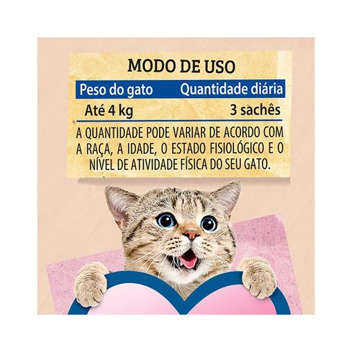 Sachê Kelcat para Gatos sabor Frango, Brócolis e Linhaça 85g