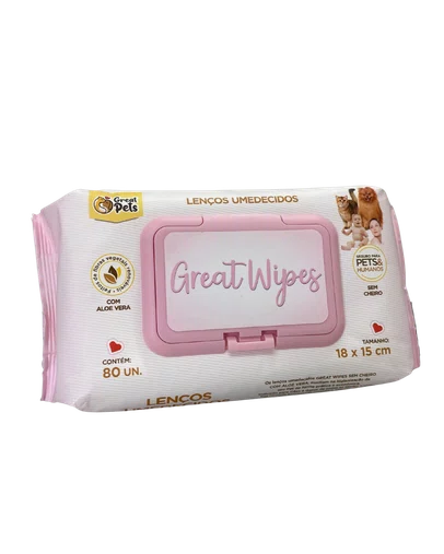 LENCO UMEDECIDO 80UN GREAT PETS