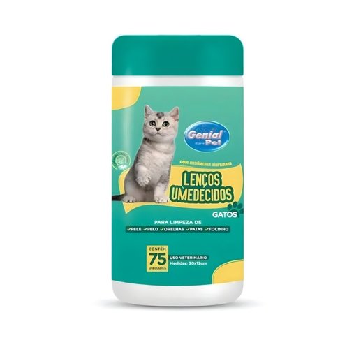 LENCO UMEDECIDO GENIAL PET GATOS