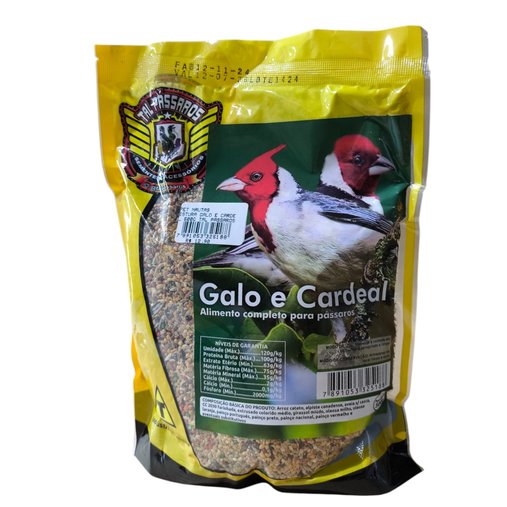 MISTURA GALO E CARDEAL 500G TAL PASSAROS