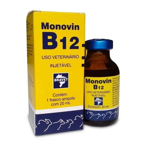Monovin B12 20ml Validade 01/06/2022