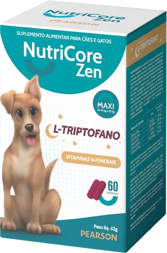 Suplemento Alimentar NutriCore Zen Maxi para cães e Gatos 750mg