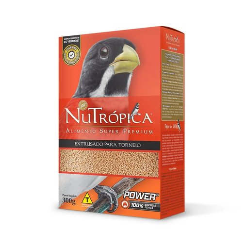 Ração Nutrópica Extrusada Torneio para Coleiro Power 300g