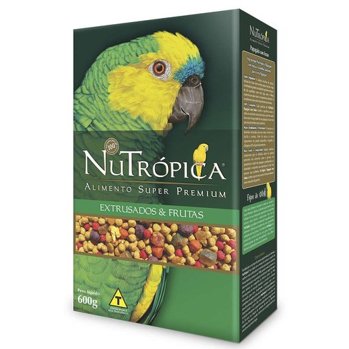 NUTROPICA PAPAGAIO COM FRUTAS 600G