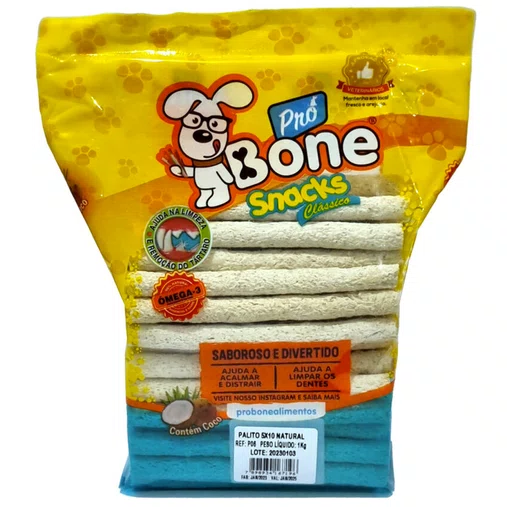 OSSO PALITO N10 NATURAL 1KG PRO BONE