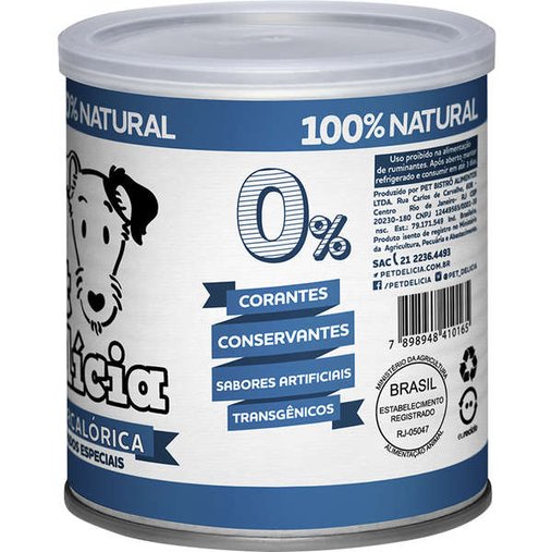 Patê Pet Delícia Natural Hipercalórico para Cães Adultos 320g