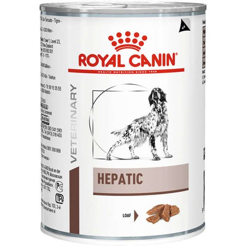 Patê Royal Canin Hepatic para Cães Adultos Wet 420g