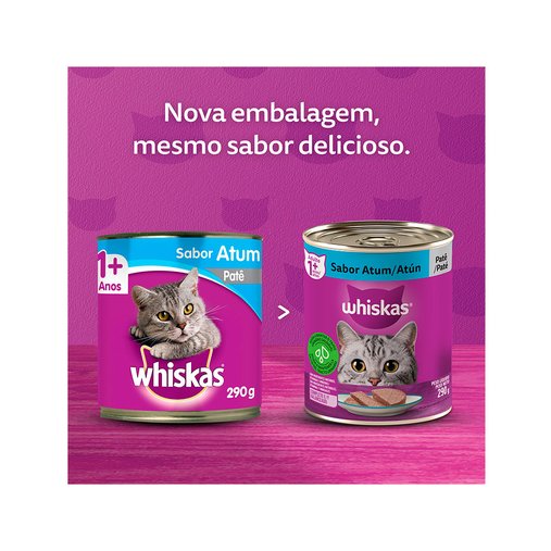 Patê Whiskas para Gatos Sabor Atum 290g
