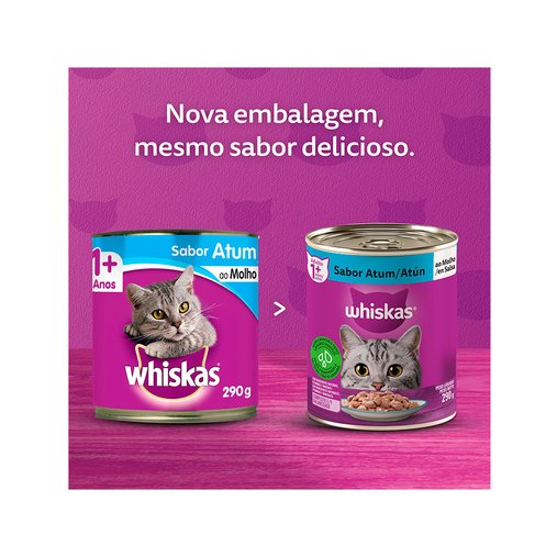 Patê Whiskas para Gatos Sabor Atum ao Molho 290g