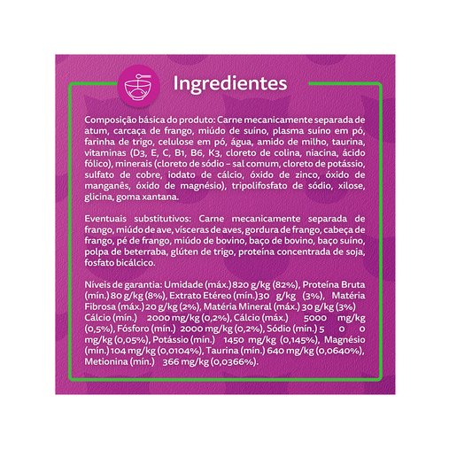 Patê Whiskas para Gatos Sabor Carne ao Molho 290g