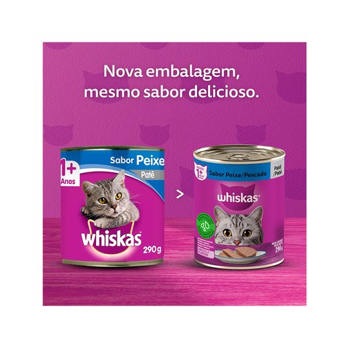 Patê Whiskas para Gatos Sabor Peixe 290g