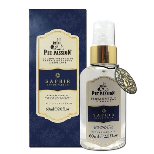 Perfume Pet Passion Saphir para Cães e Gatos 60ml