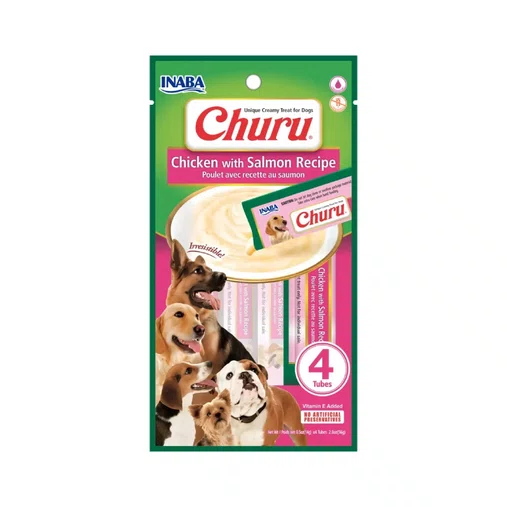 PETISCO CHURU FRANGO COM SALMAO PARA CAES 56G
