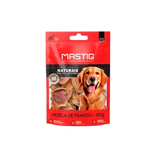 Petisco Mastig Moela Sabor Frango para Cães 80g
