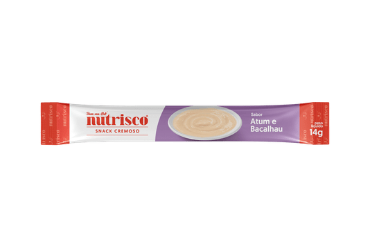 PETISCO NUTRISCO ATUM E BACALHAU GATO 56G