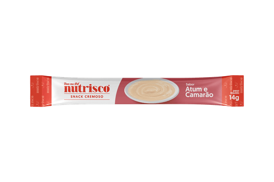 PETISCO NUTRISCO ATUM E CAMARAO GATO 56G