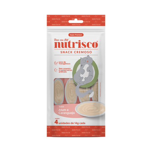 PETISCO NUTRISCO ATUM E CARANGUEJO GATO 56G