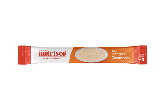 PETISCO NUTRISCO FRANGO E CARANGUEJO GATO 56G