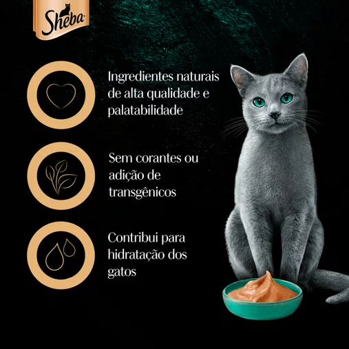PETISCO SHEBA CREMOSO ATUM E CAMARAO 48G