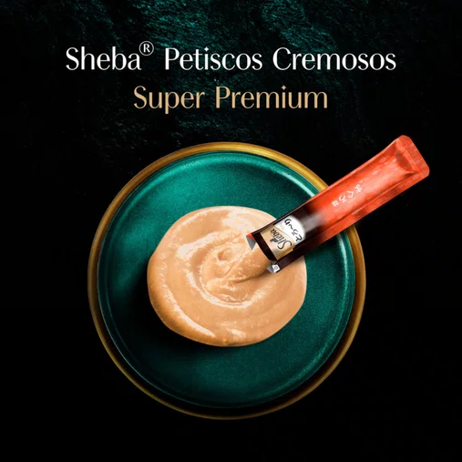 PETISCO SHEBA CREMOSO FRANGO E PEIXE 48G