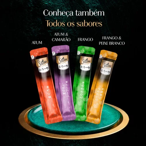 PETISCO SHEBA CREMOSO FRANGO E PEIXE 48G
