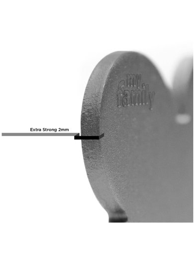 Placa Personalizável de Identificação Círculo Básico P Cinza
