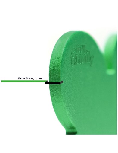 Placa Personalizável de Identificação Círculo Básico P Verde