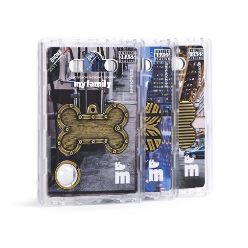 Placa Personalizável de Identificação Círculo "F**K" M Bronze