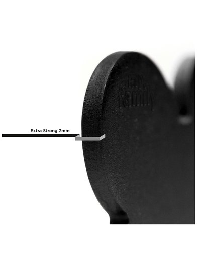 Placa Personalizável de Identificação Osso Básico G Preto