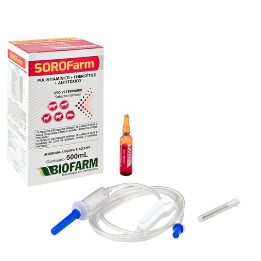 Polivitamínico Energético e Antitóxico Sorofarm Biofarm 500ml