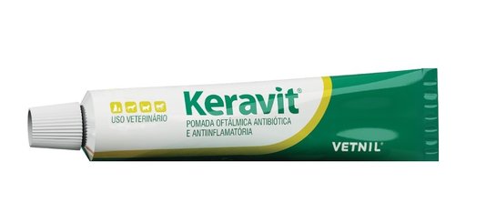 Pomada Oftalmologica Antibiótica Vetnil Keravit 5g