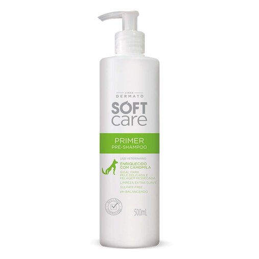 Pré-Shampoo Soft Care Primer para Cães e Gatos 500ml